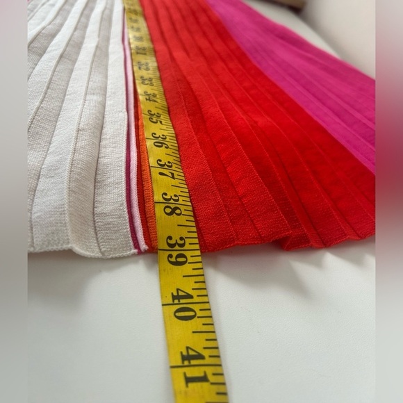 NWOT SCOOP PINK SUNSET SWEATER DRESS Sz.20 CREW NECK, STRIPED, PULLOVER, STRETCH - Picture 4 of 10